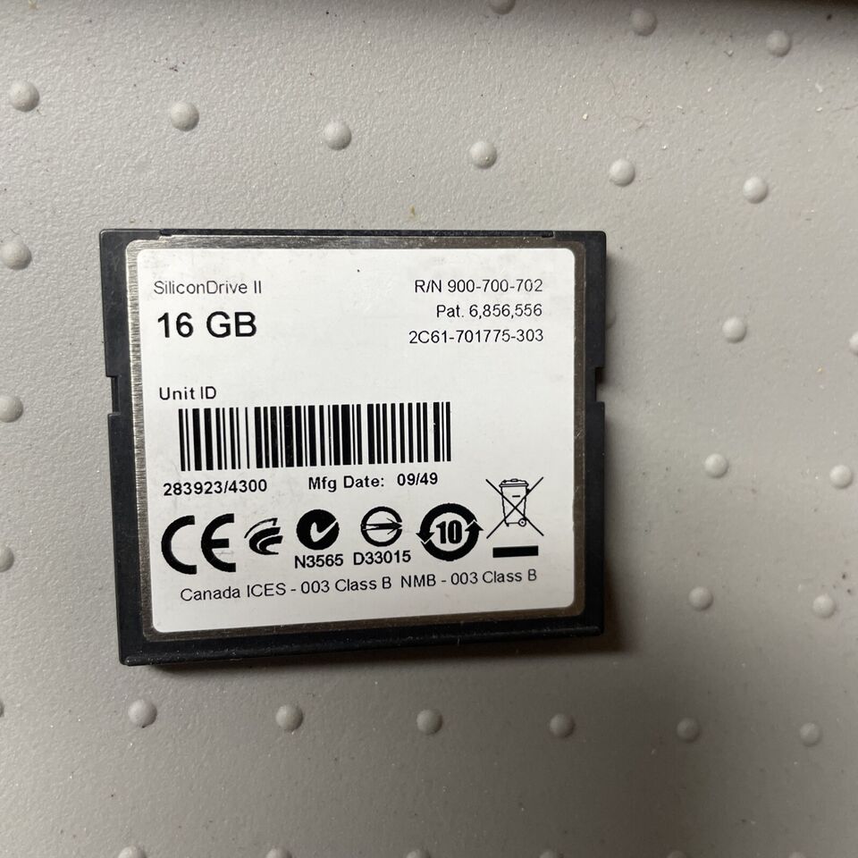 WD CF SSD-C16G-4300 SiliconDrive II CF 16GB Compact Flash PATA SSD