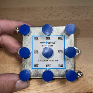 TRU SPEC TSV-8SB 8 way Signal Splitter 5 MHz to 1 GHz with 130db EMI